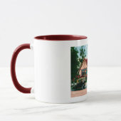 Bibliothek, Hollywood, CA Vintag Tasse (Links)