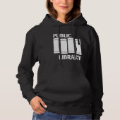 Bibliothek Hoodie (Vorderseite)