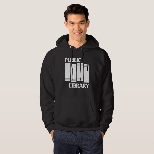 Bibliothek Hoodie (Vorne ganz)