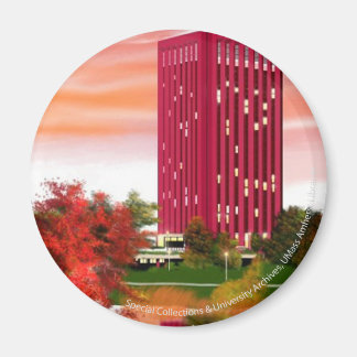 Bibliothek im Herbst von Tam Nguyen Magnet