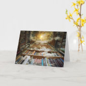 Bibliothek im Himmel Karte (Gelbe Blume)