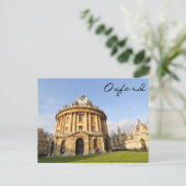 Bibliothek in Oxford, England Postkarte (Stehend Vorderseite)