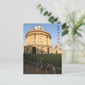 Bibliothek in Oxford, England Postkarte (Stehend Vorderseite)