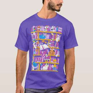 Bibliothek in Wonderland T-Shirt