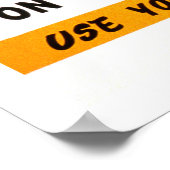 Bibliothek ist Wissen 1940 WPA Poster (Ecke)