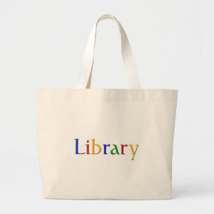 Bibliothek Jumbo Stoffbeutel