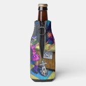 Bibliothek Karo Out Artwork Flaschenkühler (Flasche Rückseite)