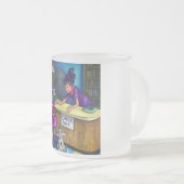 Bibliothek Karo Out Artwork Mattglastasse (VorderseiteRechts)