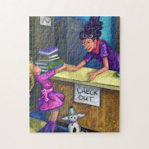 Bibliothek Karo Out Artwork Puzzle