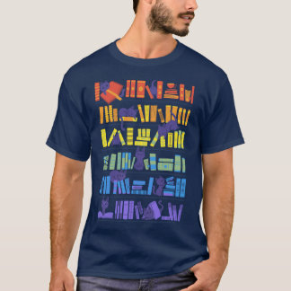 Bibliothek Kätzchen Junge T-Shirt