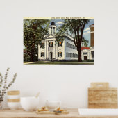 Bibliothek, Lenox, Massachusetts 1932 Vintag Poster (Küche)