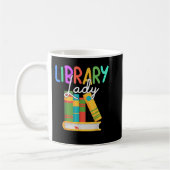 Bibliothek Librarian Library Lady Reading Bookworo Kaffeetasse (Links)