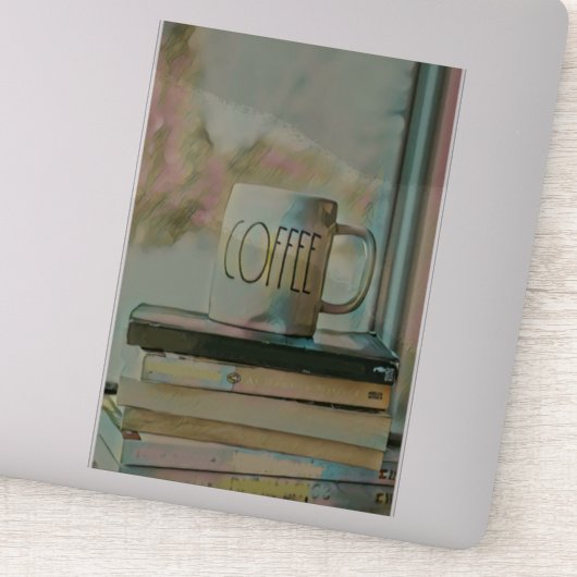 Bibliothek Liebhaber Geschenk Aufkleber (Detail)