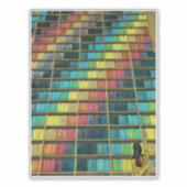 Bibliothek Liebhaber Geschenk Aufkleber (Vorderseite)