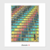 Bibliothek Liebhaber Geschenk Aufkleber (Blatt)