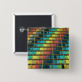 Bibliothek Liebhaber Geschenk Button (Vorne & Hinten)