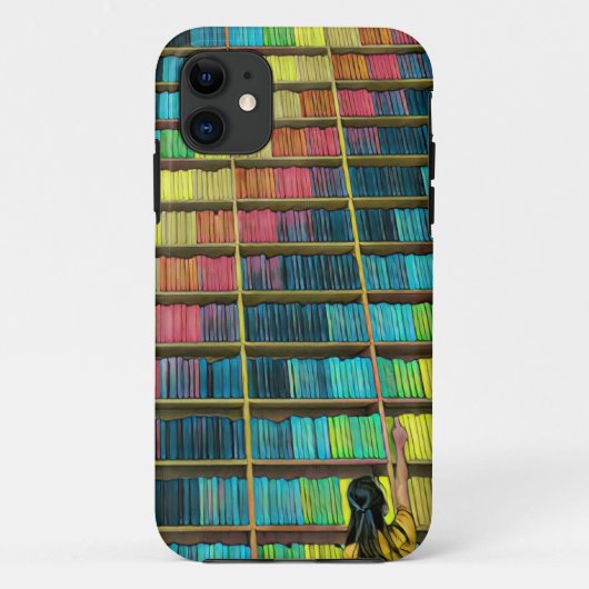 Bibliothek Liebhaber Geschenk Case-Mate iPhone Hülle (Rückseite)