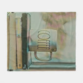 Bibliothek Liebhaber Geschenk Fleecedecke (Vorderseite (Horizontal))