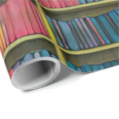 Bibliothek Liebhaber Geschenk Geschenkpapier (Rolleneckpunkt)