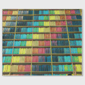 Bibliothek Liebhaber Geschenk Geschenkpapier (Flach)