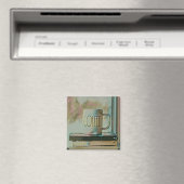 Bibliothek Liebhaber Geschenk Magnet (In Situ (Geschirrspüler))