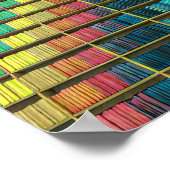 Bibliothek Liebhaber Geschenk Poster (Ecke)