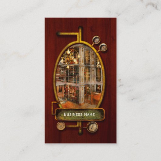 Bibliothek - Literaturklassiker 1905 Visitenkarte (Vorderseite)