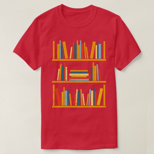Bibliothek Lover Book Reading Bookworm Librarian T-Shirt (Design vorne)