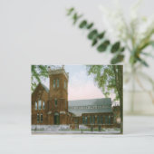 Bibliothek, Manchester, NH 1909 Vintag Postkarte (Stehend Vorderseite)