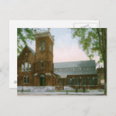 Bibliothek, Manchester, NH 1909 Vintag Postkarte (Vorne/Hinten)