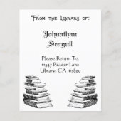 Bibliothek mit benutzerdefinierten Buchzeichen-Fly Flyer (Vorne)