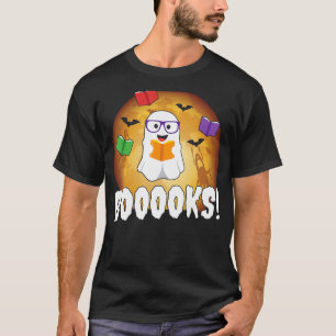 Bibliothek mit Büchern zum Lesen von Ghost-Büchern T-Shirt