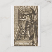 BIBLIOTHEK MIT BÜCHERPearl Visitenkarte (Rückseite)