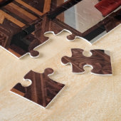 Bibliothek mit Globus Puzzle (Seite)