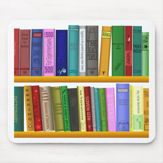 Bibliothek Mousepad (Vorne)