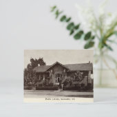 Bibliothek, Neue Burg, Vintag Postkarte (Stehend Vorderseite)