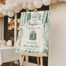 Bibliothek Neues Kapitel Blauer Junge Buch Baby Sh