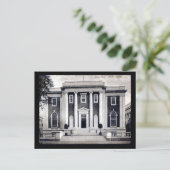 Bibliothek, New Haven, Connecticut Vintag Postkarte (Stehend Vorderseite)