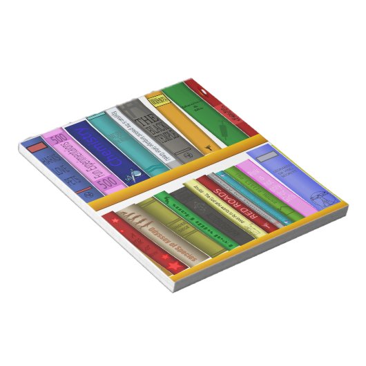 Bibliothek Notizblock (angewinkelt)