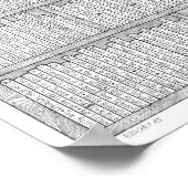 Bibliothek Nr. 8 Poster (Ecke)