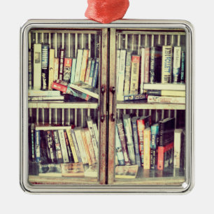 Bibliothek Ornament Aus Metall
