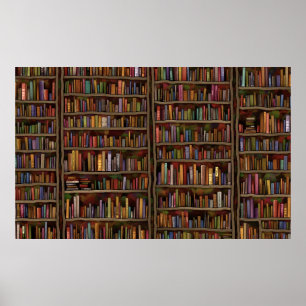 Bibliothek Poster