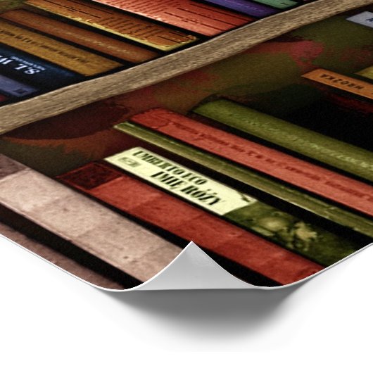 Bibliothek Poster (Ecke)