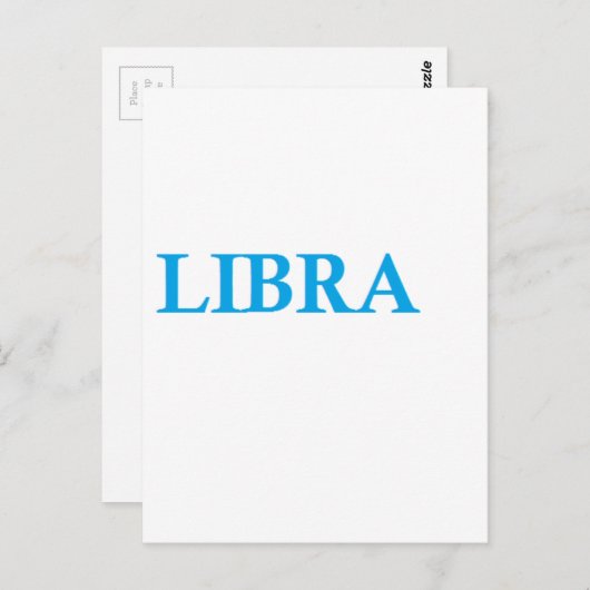 Bibliothek Postkarte (Vorne/Hinten)