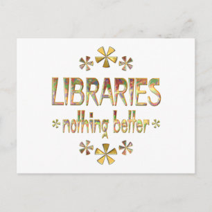 BIBLIOTHEK POSTKARTE