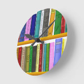 Bibliothek Runde Wanduhr (Winkel)