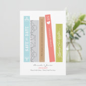 Bibliothek Save the Date (Stehend Vorderseite)