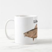 Bibliothek Sciencer mit der Kabeljau-Tasse Kaffeetasse (Links)