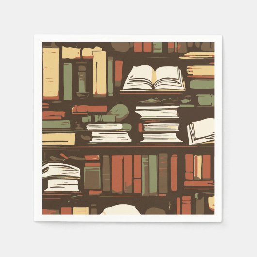 Bibliothek Serviette (Vorderseite)