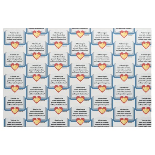 BIBLIOTHEK STOFF (Fat Quarter (45,7 x 55,9 cm))